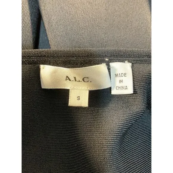 A.L.C. Flounce Black Eliza Skirt Size S - Picture 5 of 6